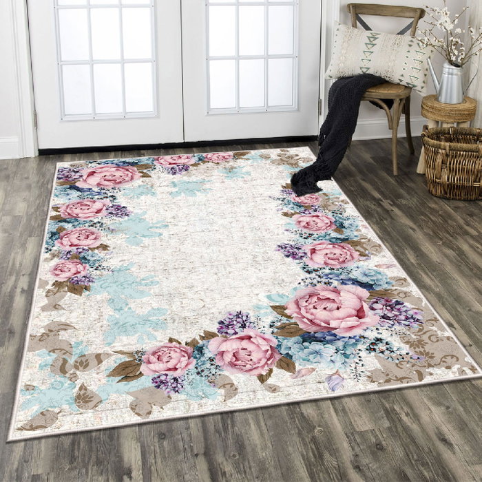 Conceptum Els1821 Alfombra de Terciopelo Multicolor 160 x 230 cm Conceptum Els1821 Alfombra de Terciopelo Multicolor 160 x 230 cm